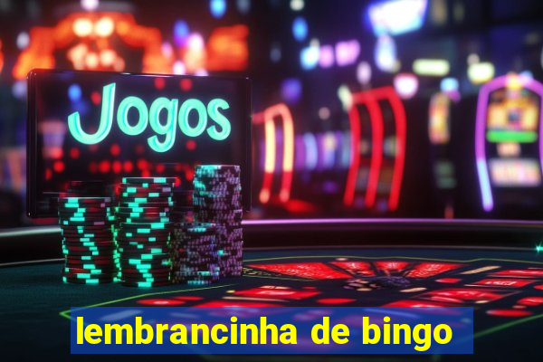 lembrancinha de bingo